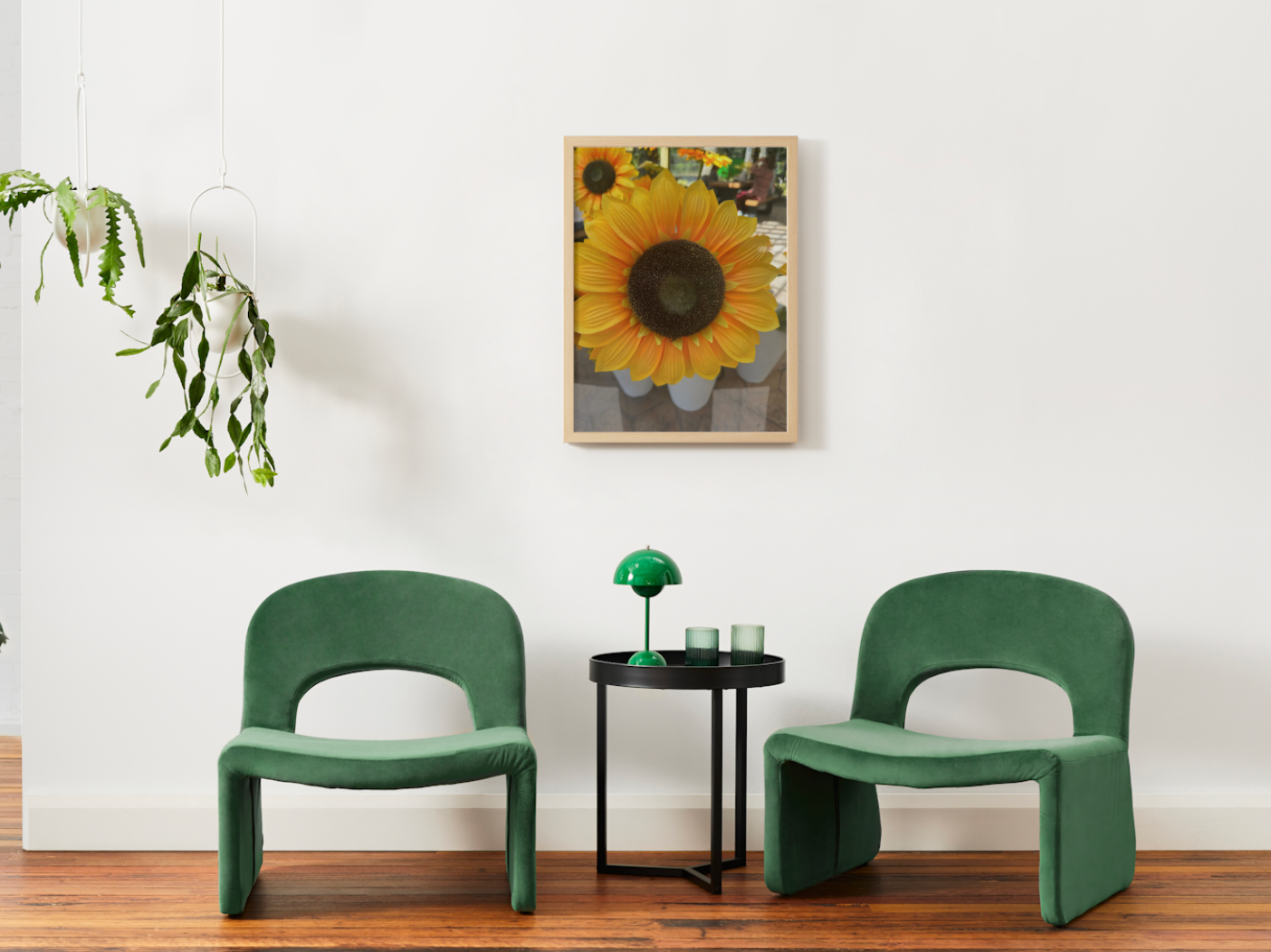 Sunflower Satin Poster - Vibrant Yellow Floral Wall Art