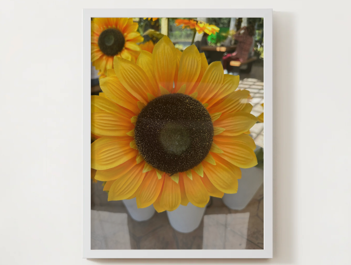 Sunflower Satin Poster - Vibrant Yellow Floral Wall Art